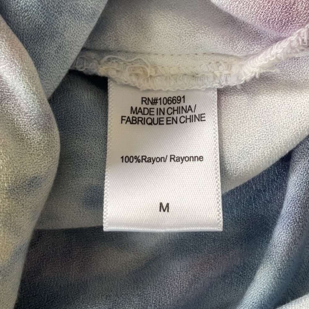 Young Fabulous and Broke Tie Dye faux wrap top size M - Picture 5 of 5